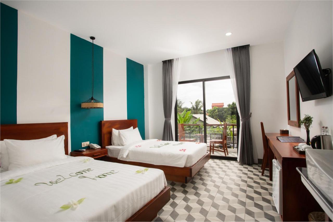 Gz Bliss D'Angkor Suites Siem Reap Buitenkant foto